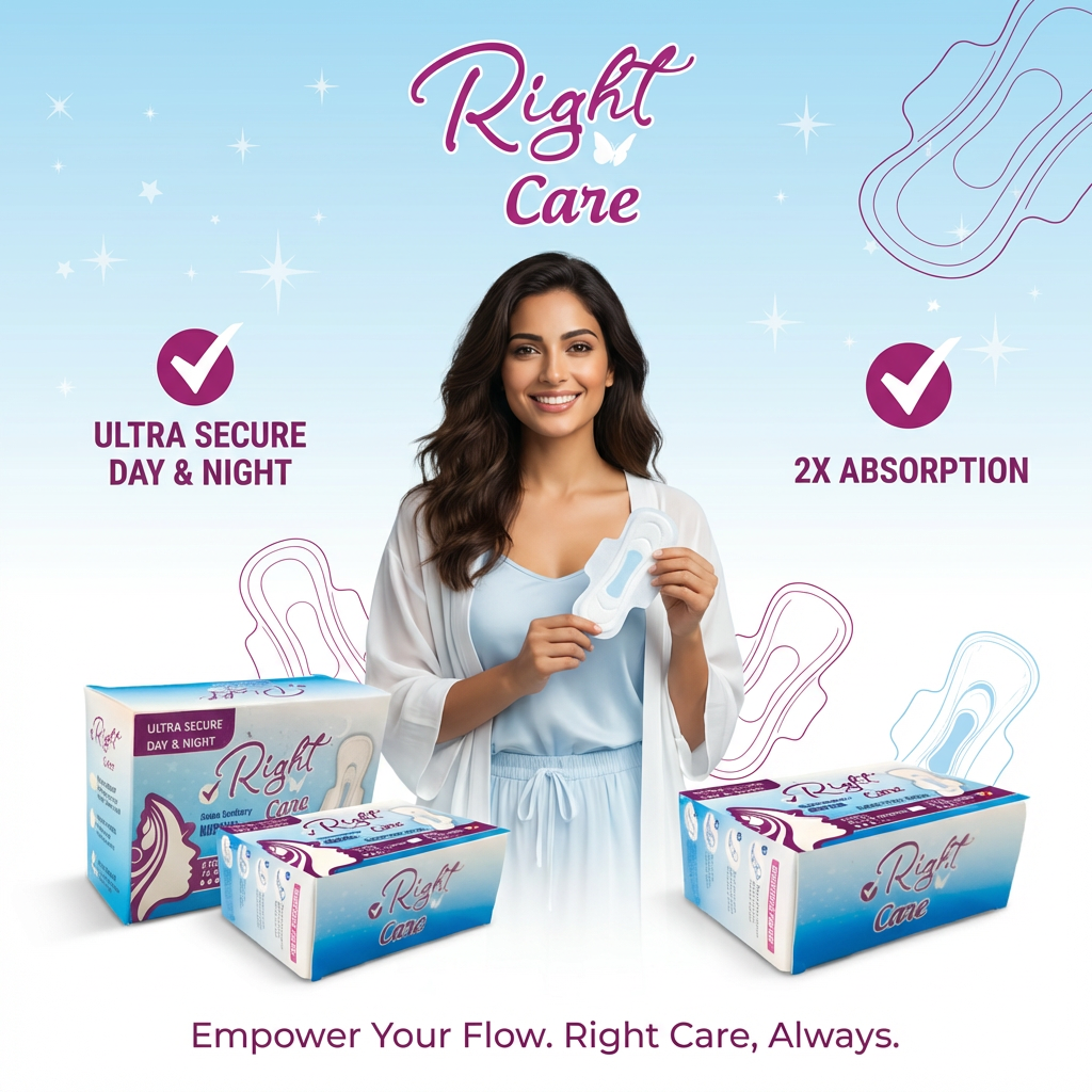 women sanitary napkin instagram post